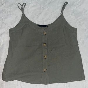 Abercrombie & Fitch Button Down Tank